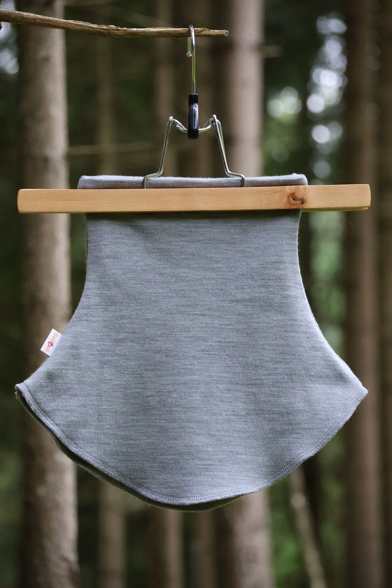 Merino nákrčník – šedý