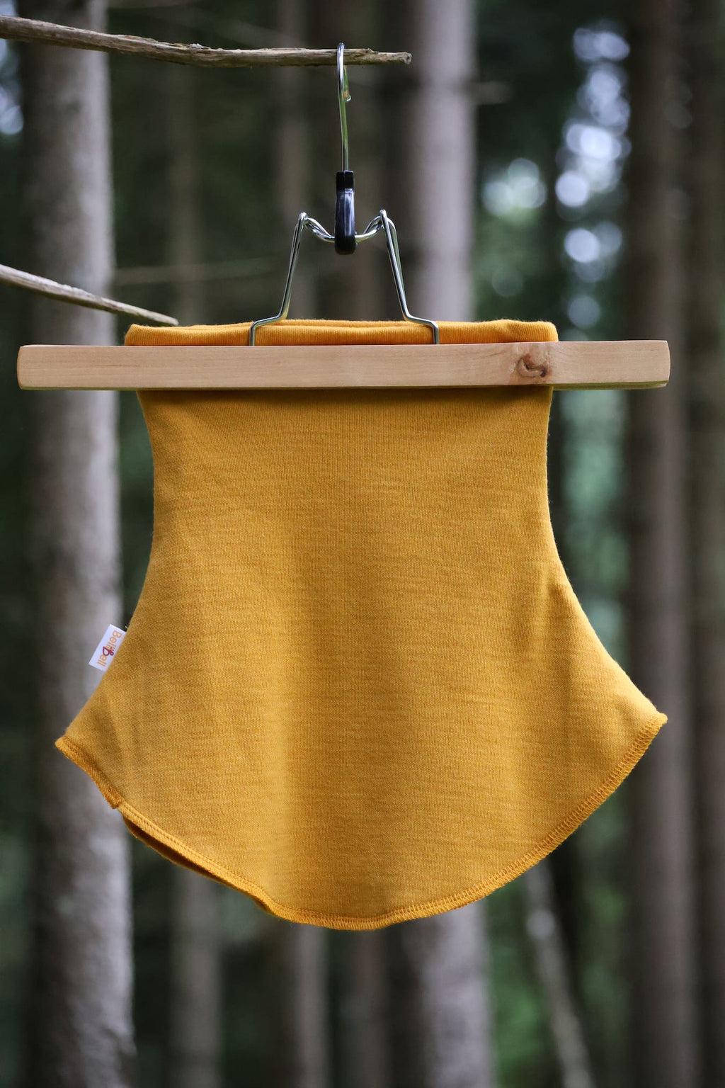 Merino nákrčník – hořčicově žlutý