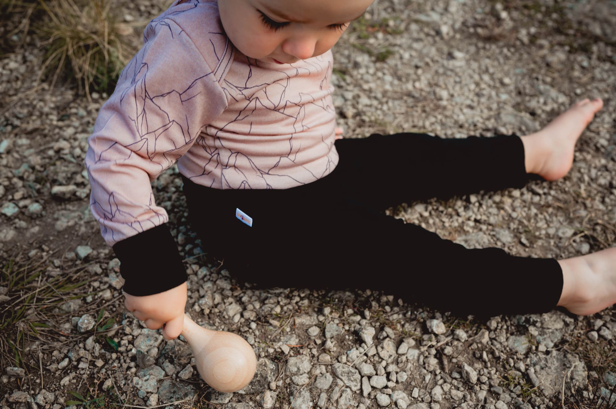 Merino kalhoty – Černé