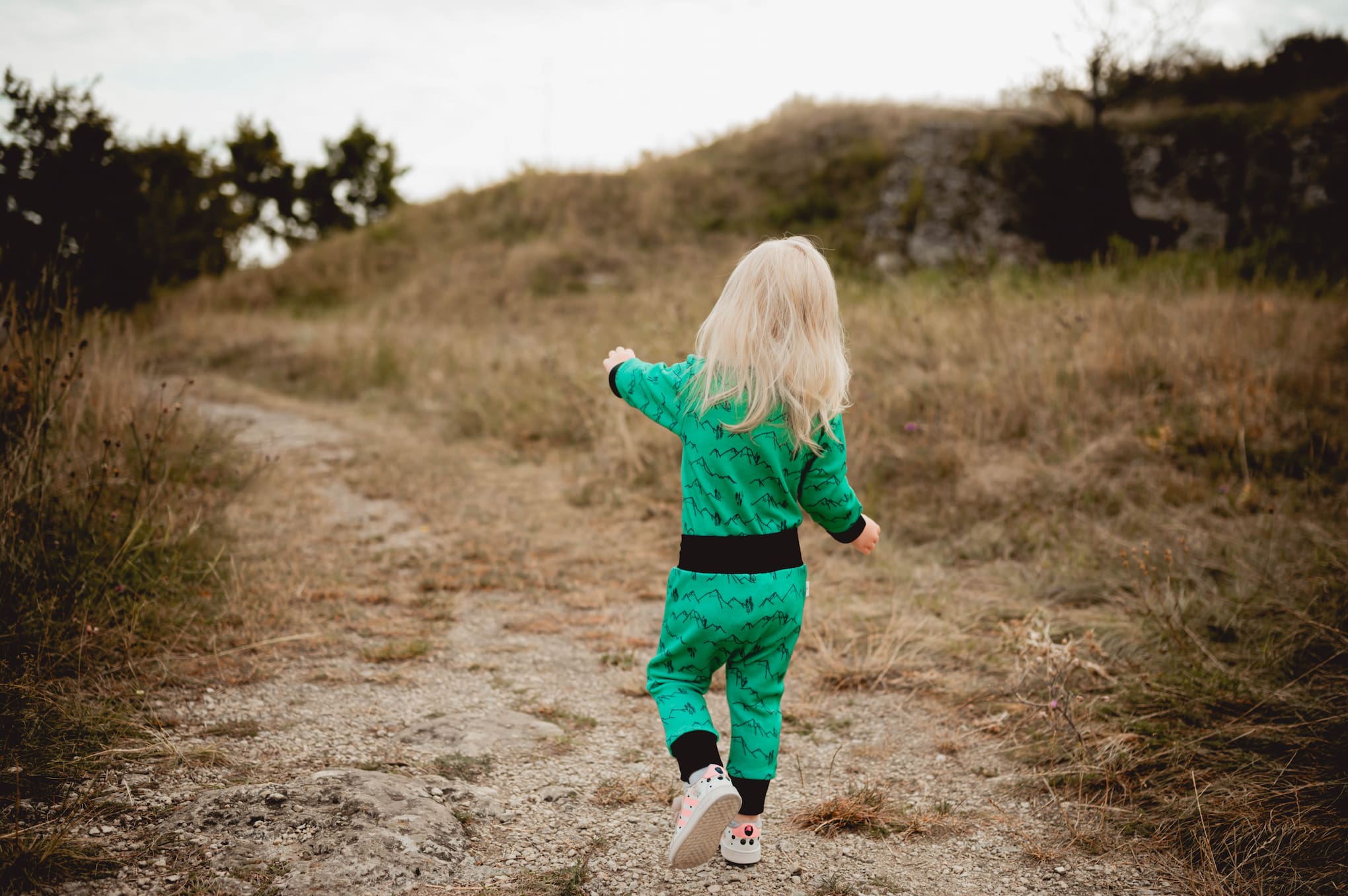 Set body a kalhoty z merino vlny – Zelené hory